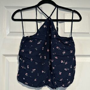 High Neck Garage Crop Top